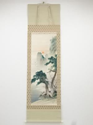 掛軸 西沢光宣『瑞松』日本画 絹本 肉筆 共箱付 掛け軸 N11297 ネットショップ圭 netshop Kei | 古美術・骨董・茶道具・書画の販売サイト